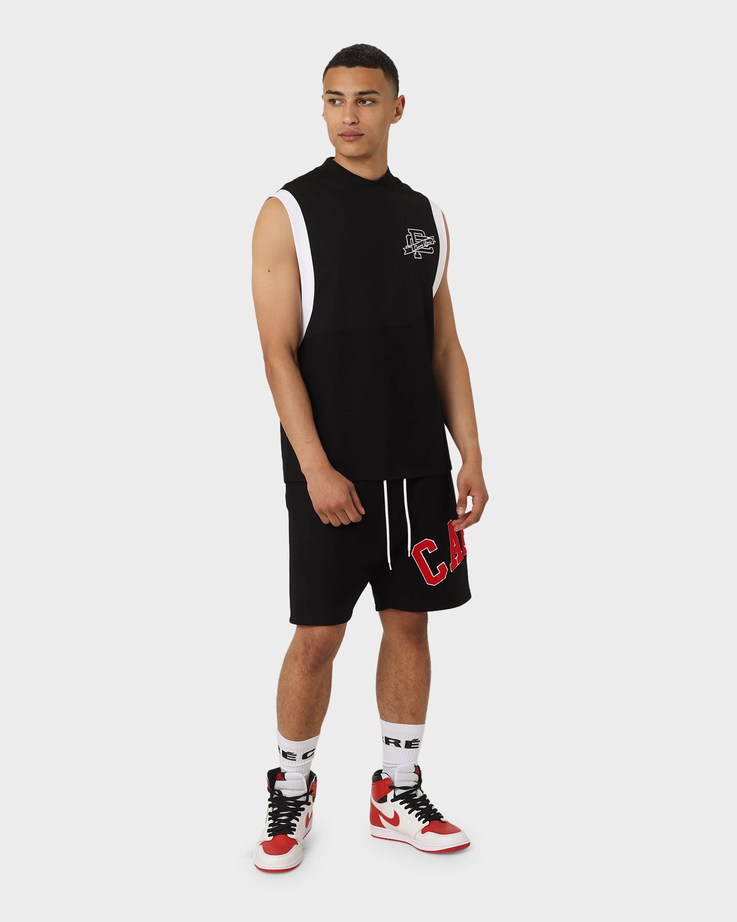 Carre Team Paris Muscle T-Shirt Black Active Layer