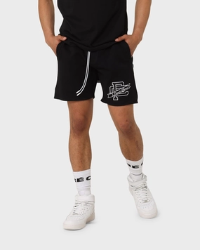 Carre Team Paris Sweat Shorts Black Bonded Seam Technology