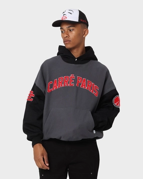 Confidence booster Carre Team Two Tone Oversized Hoodie Black