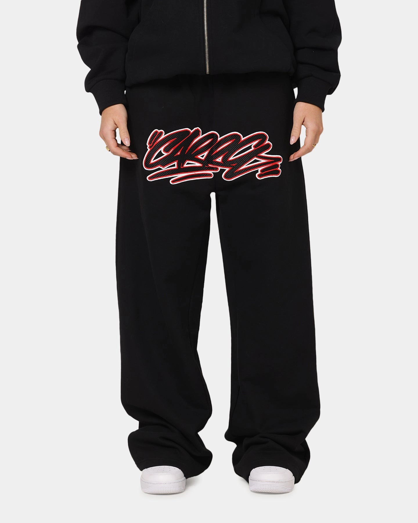 Carre Terrace Trackpants Black BreathableMaterial