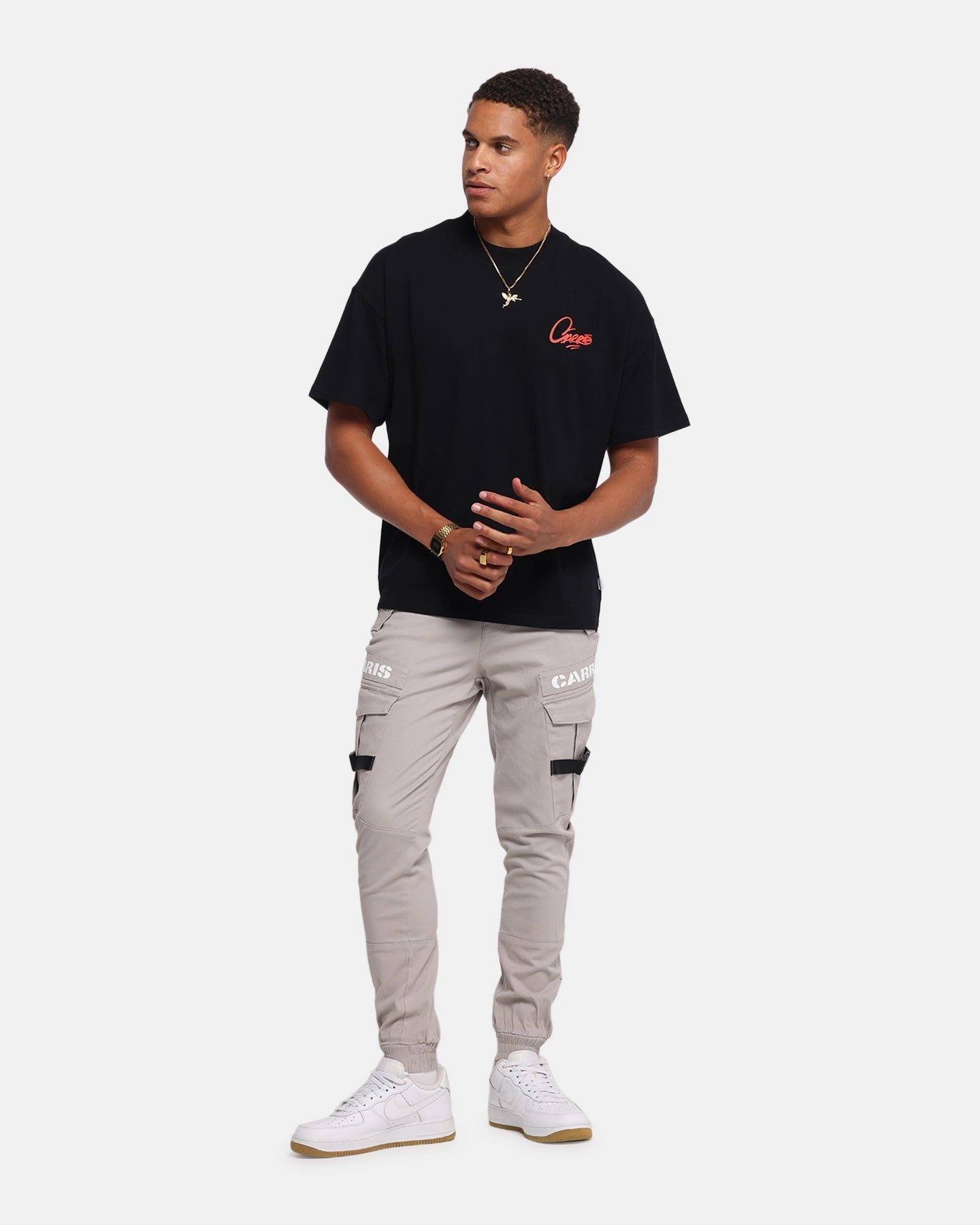 Carre Transition Cargo Joggers Grey Breathable Layer Relaxed Fit Design