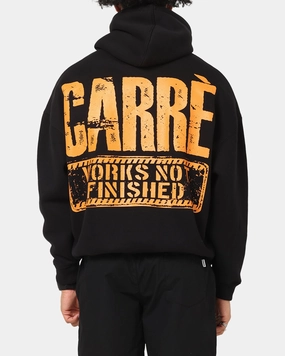 City Motion Wrinkle Resistant Carre Trenches Hoodie Black