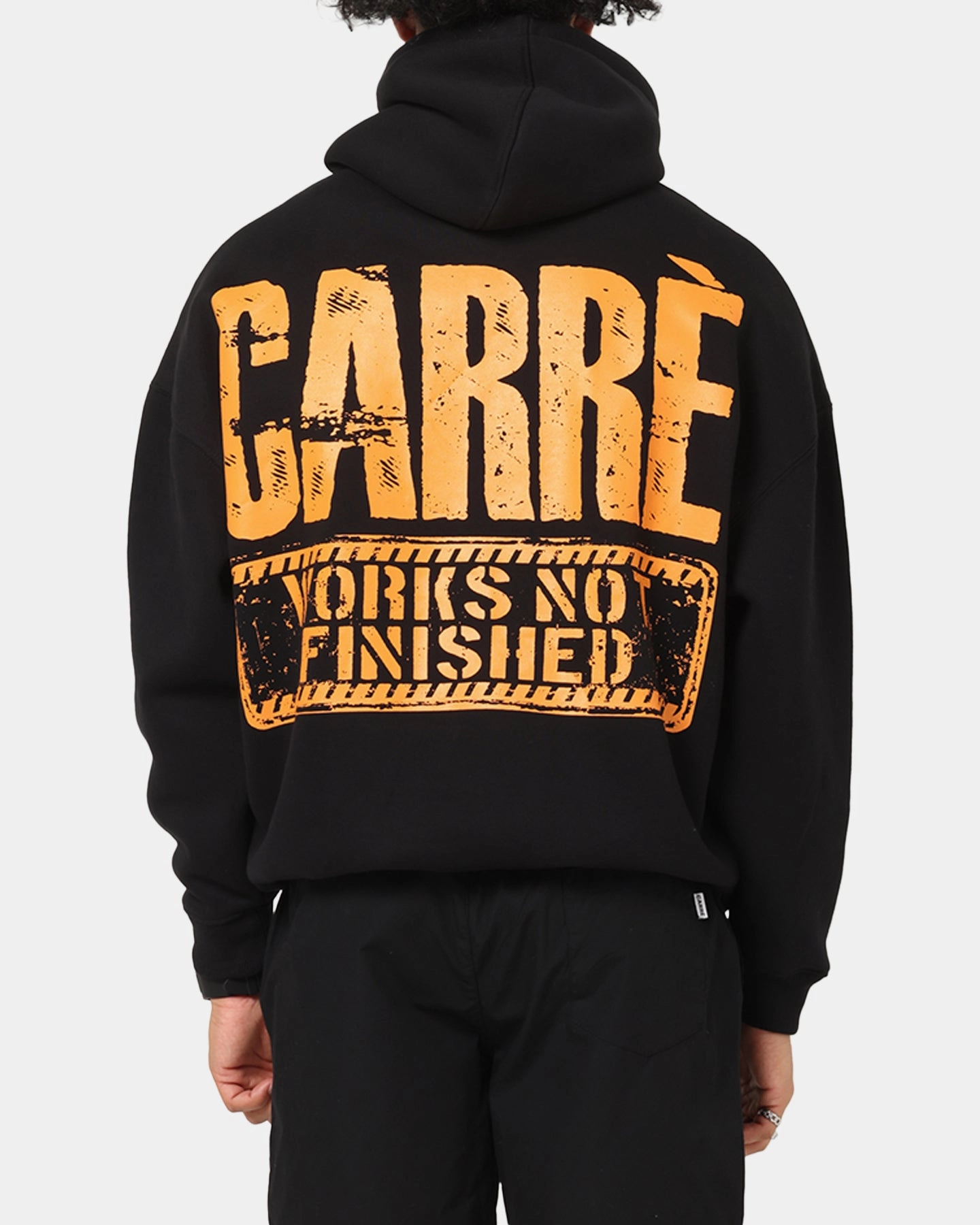 City Motion Wrinkle Resistant Carre Trenches Hoodie Black