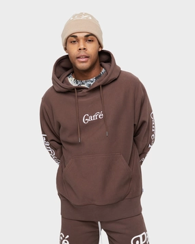 Mask Carre Volle Hoodie Dark Brown