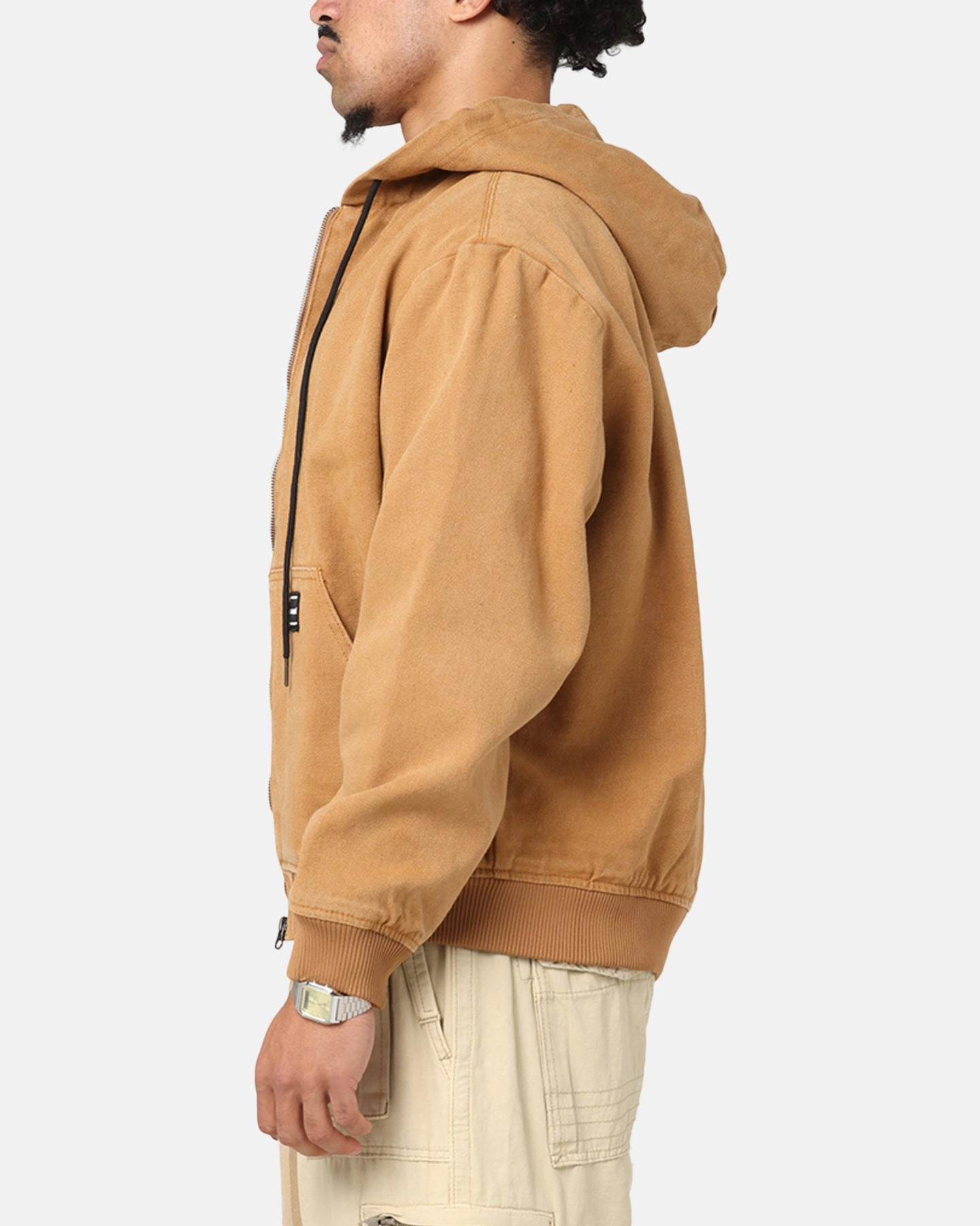 Carre Weathergear Jacket Washed Brown Bracelet Statement Piece