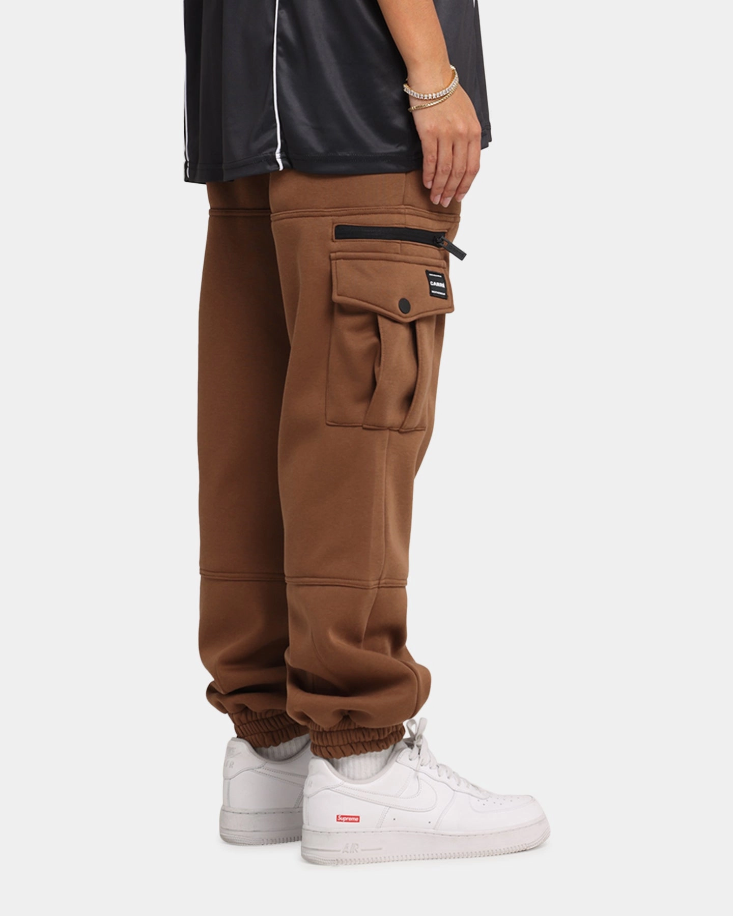 Dynamic Fit BreathableLining Carre Weathergear Trackpants Washed Brown