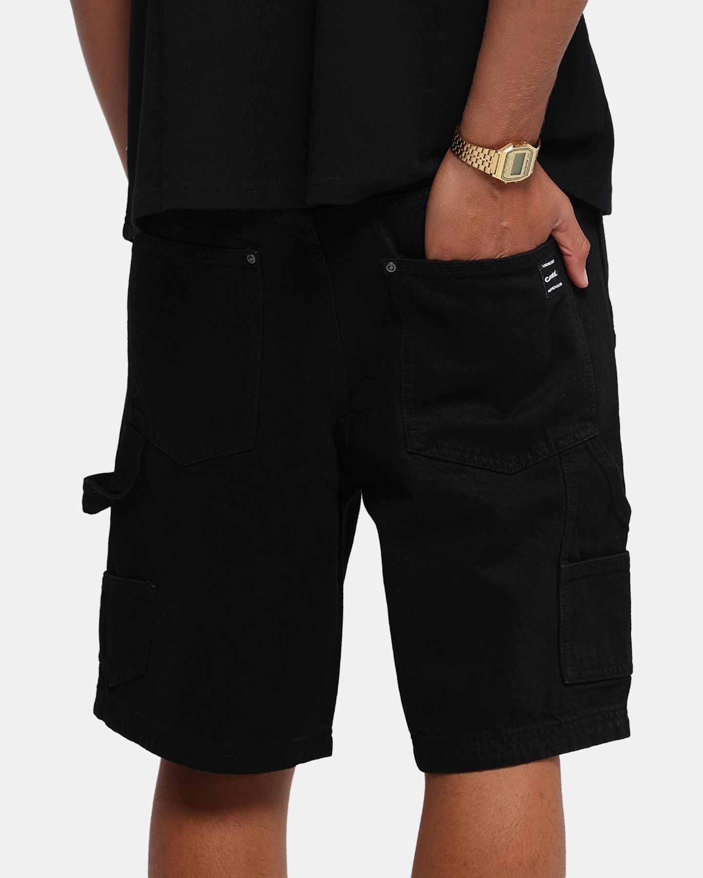 Timeless Look Carre Weatherwear Carpenter Jorts Black
