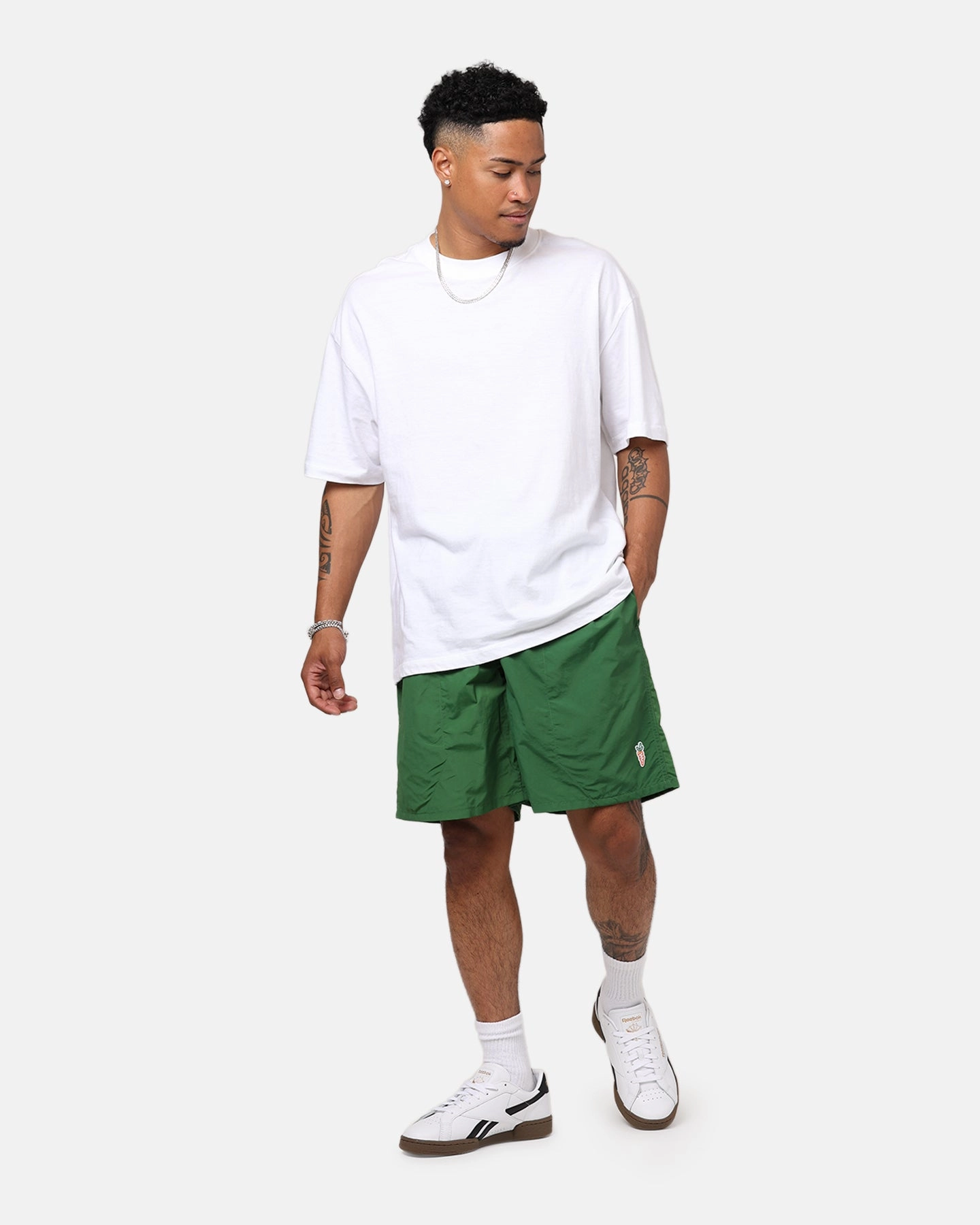 Carrots By Anwar Stem Nylon Shorts Forest Summer Fashion