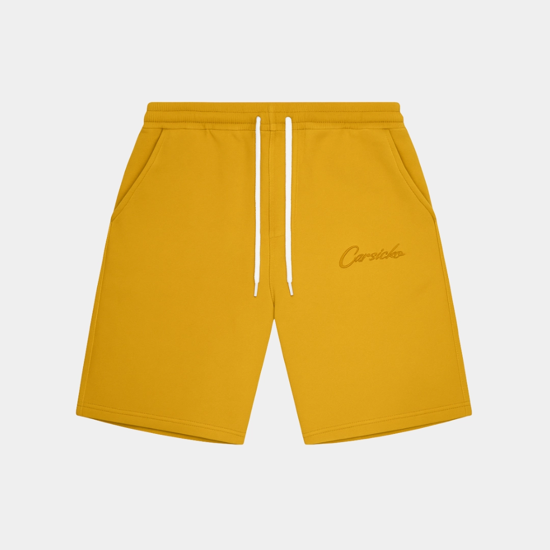 Carsicko Core Shorts - Yellow Flexible Activewear MoistureControl Lining