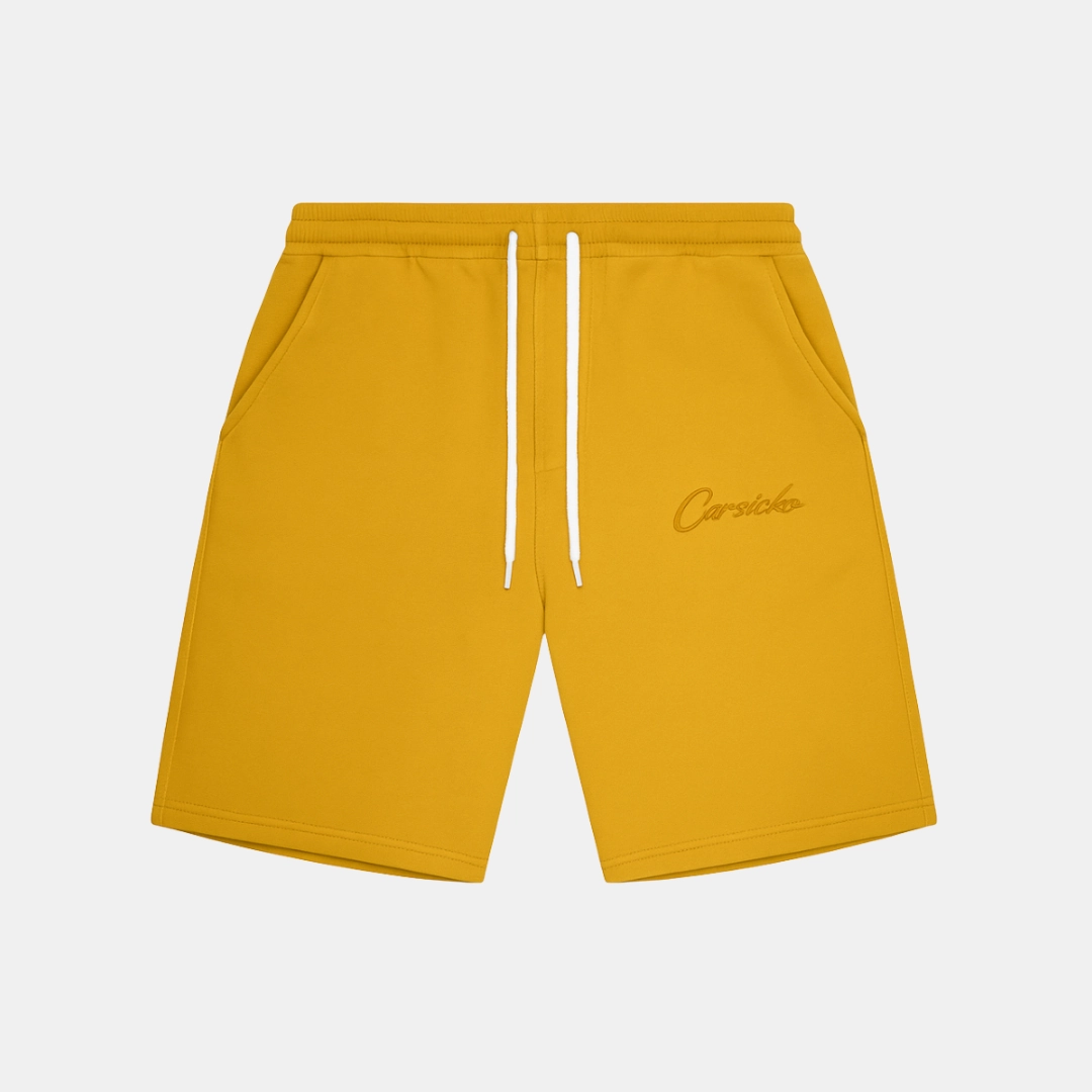 Flexible Gusset Carsicko Core Shorts - Yellow