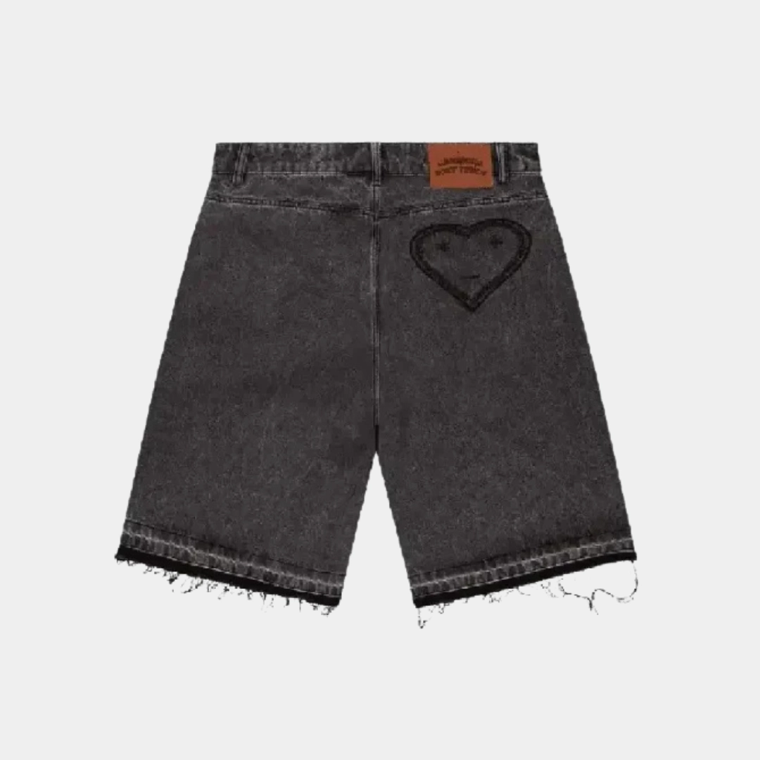 titanium Carsicko Denim Shorts - Black