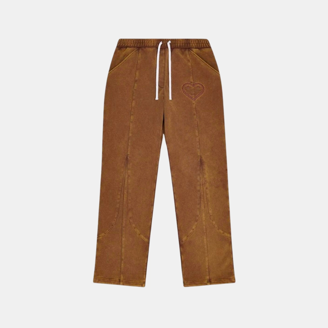 Preppy Summer Wear Carsicko Signature Cybe Joggers - Washed Brown