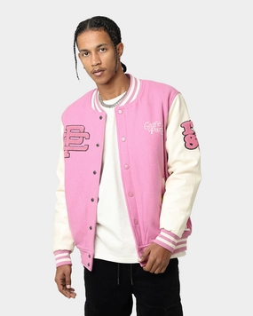 suitable for graduations Carr?? Peace Varsity Jacket Pink