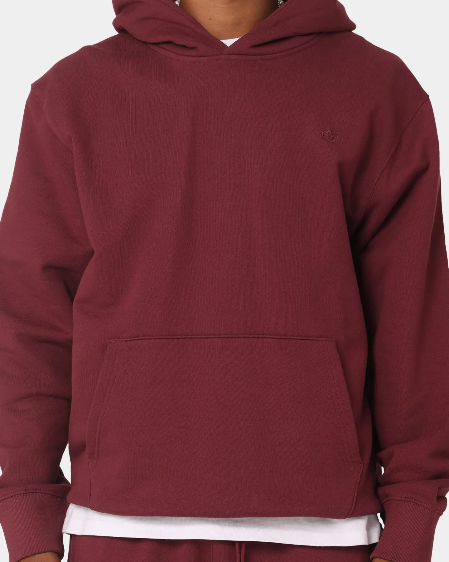 Flexible Layer Adidas C French Terry Hoodie Shadow Red