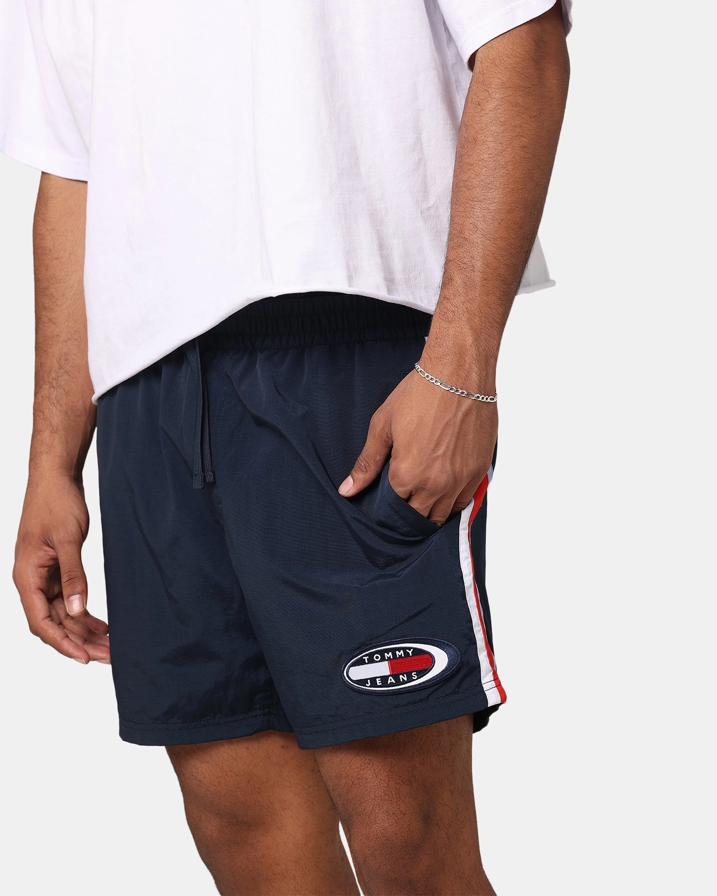 Tommy Jeans TJM Archive Beach Shorts Dark Night Navy City Mood