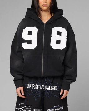 Low Profile AntiStaticLining Loiter Cosmos Hoodie Washed Black