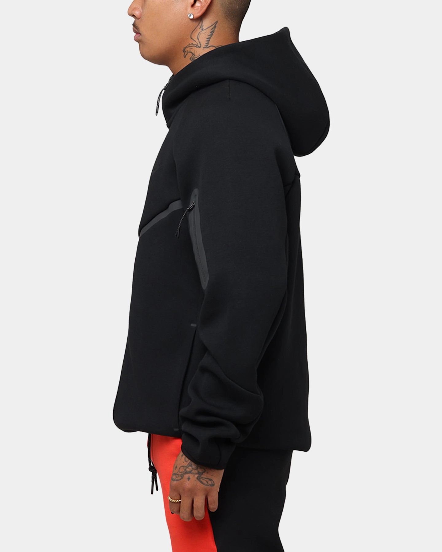 Warm Insulation Nike Sportswear Tech Fleece Windrunner Jacket Black/Black