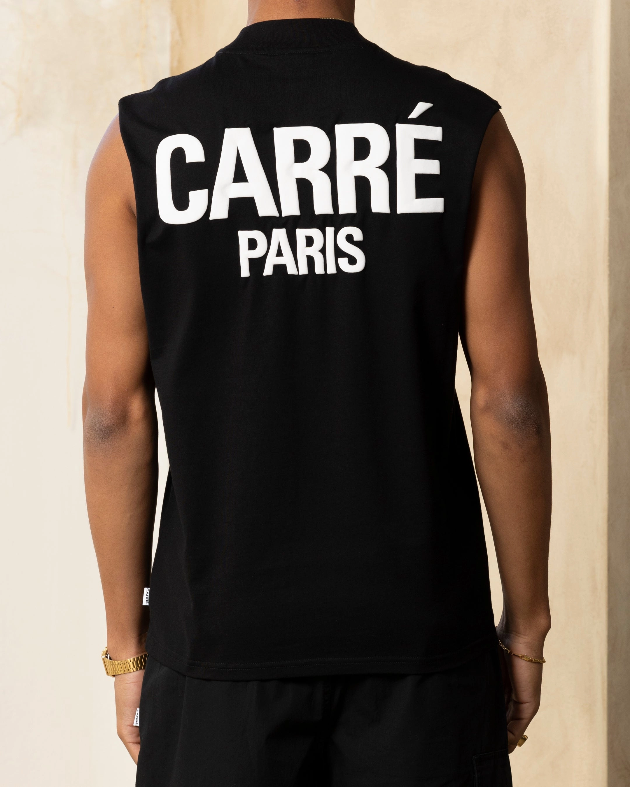 Essential Casual Carre Revolution Muscle T-Shirt Black