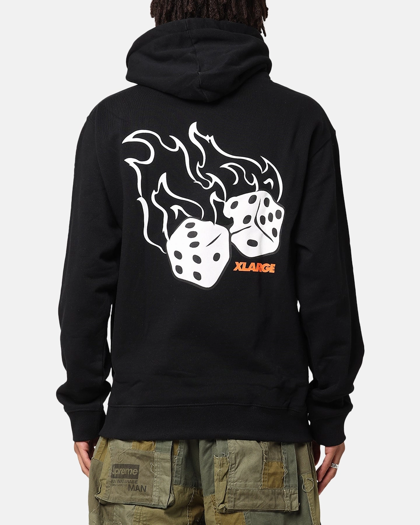 Tights X-Large Fire Dice Hoodie Solid Black