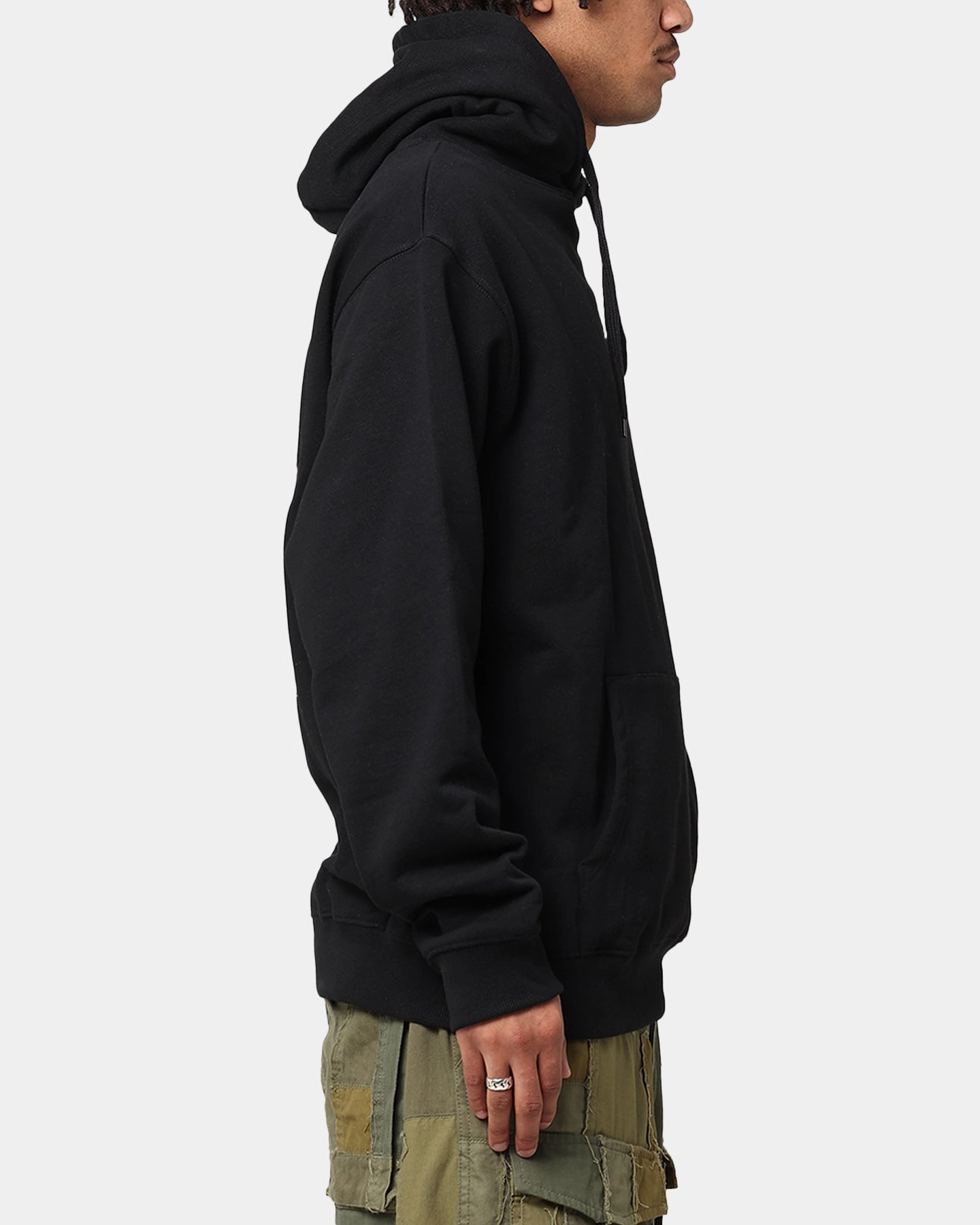 Urban Cool X-Large Fire Dice Hoodie Solid Black