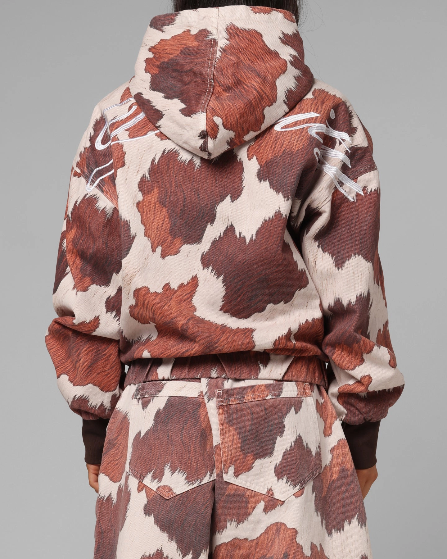 Communicate Card Loiter Hide Zip Jacket Cowhide