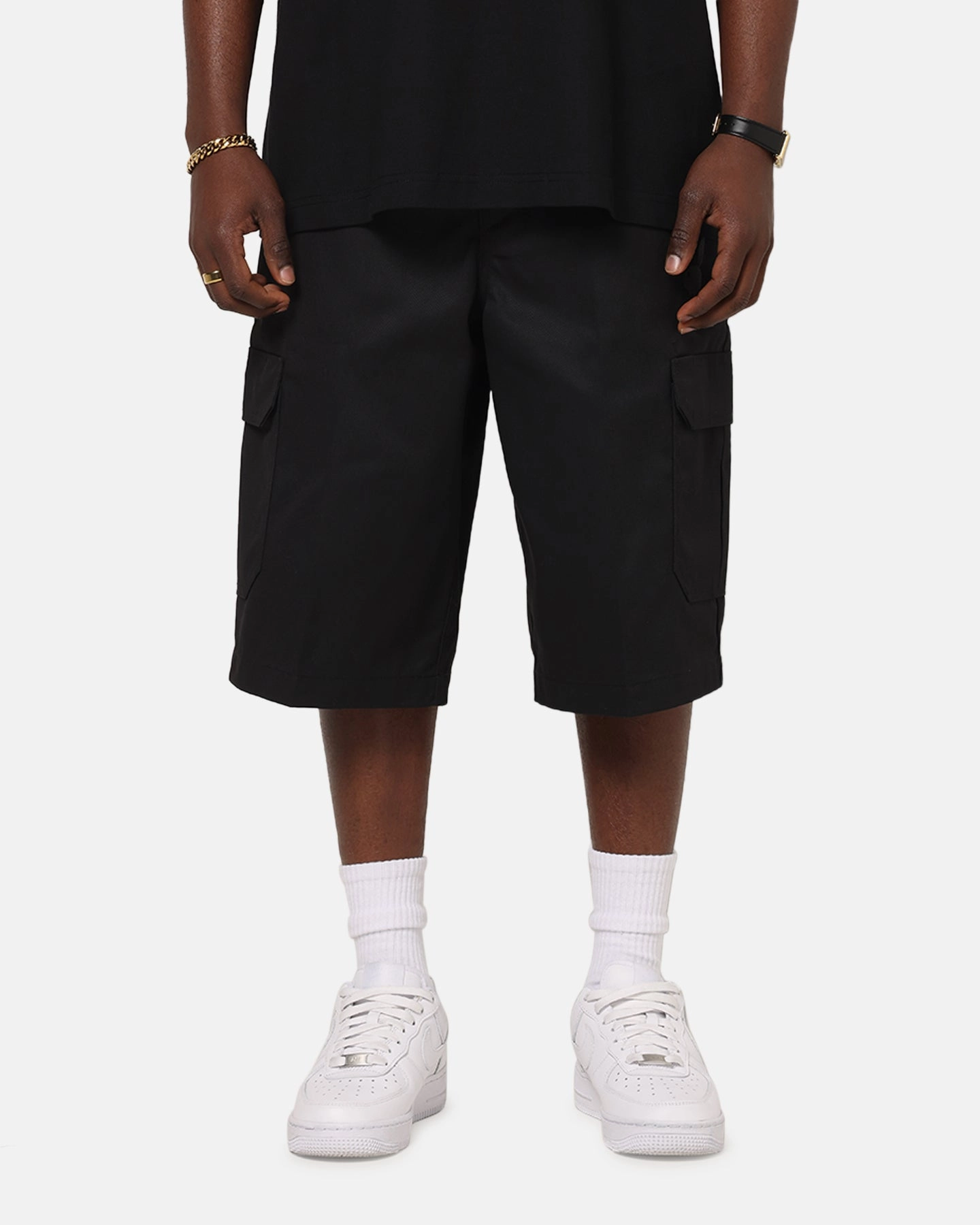 Playboy Bunny Shorts Black Ventilated Mesh Panels