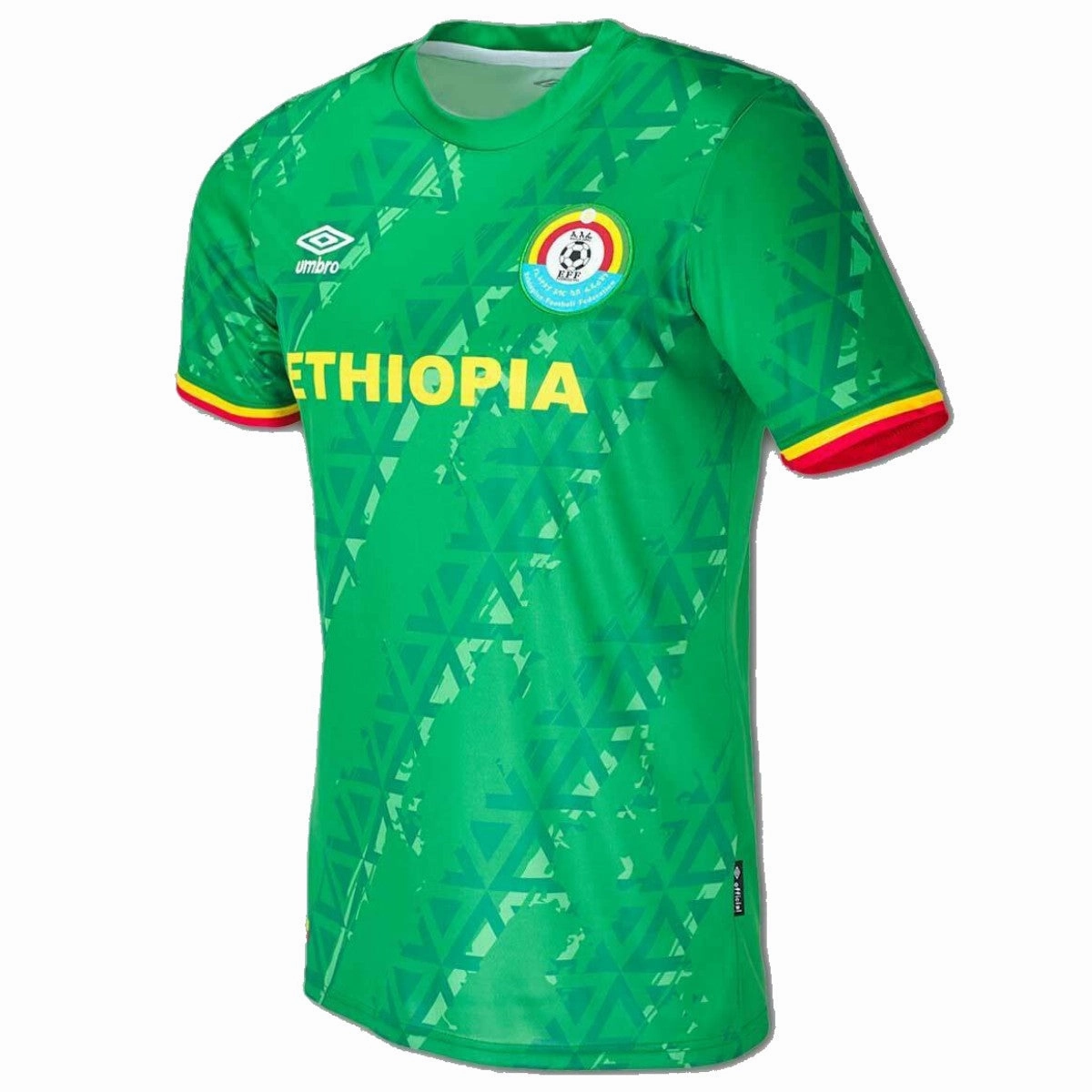 Ethiopia national team green Home soccer jersey 2021/22 - Umbro Bootcut Fit