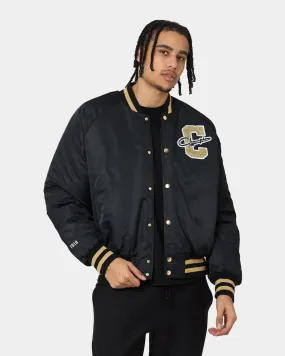 FleeceBacking Protective Style Champion LFS Letterman Jacket Black/Gold