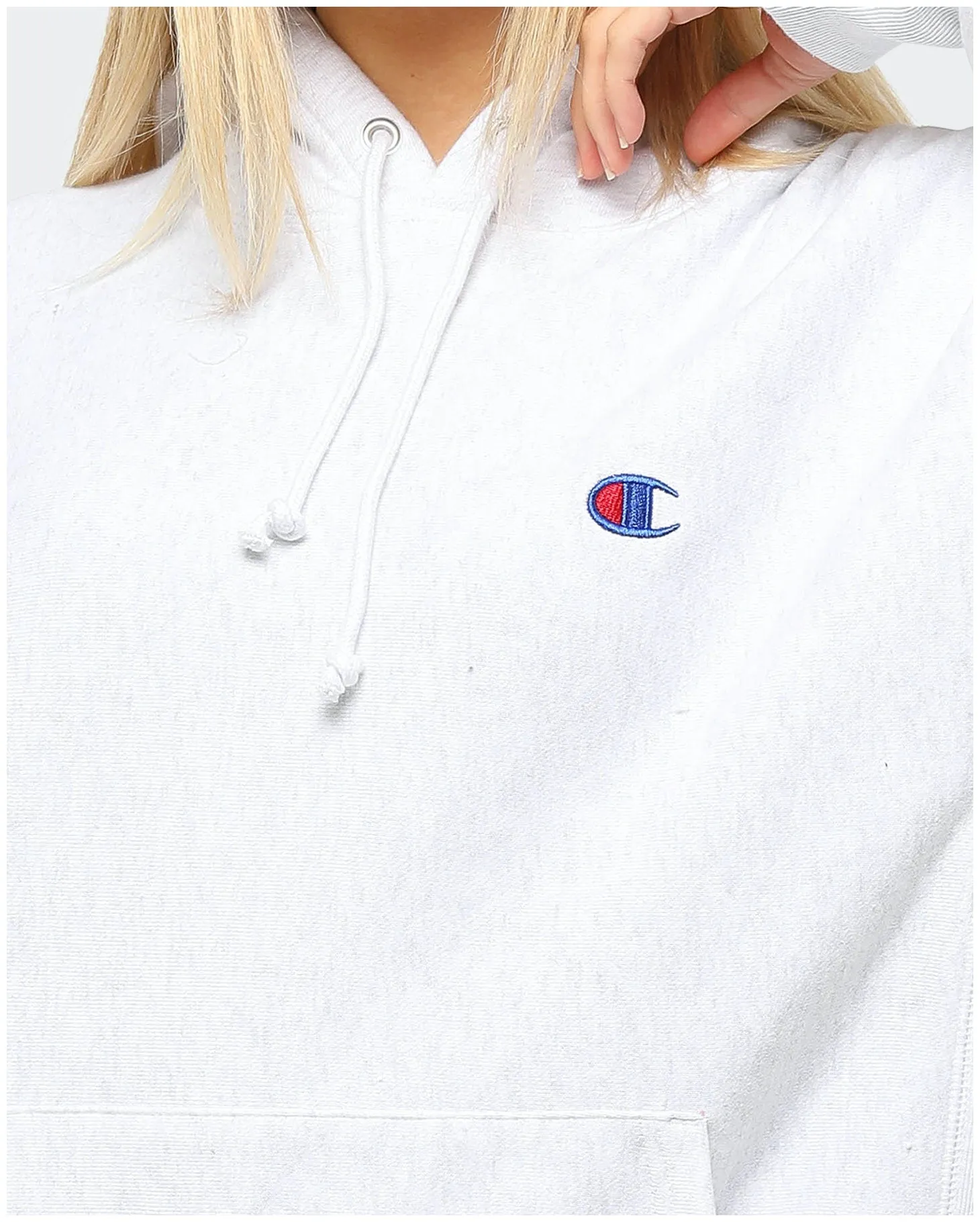 Champion Rev Weave Hoodie Silver Protect Layered Security Pockets