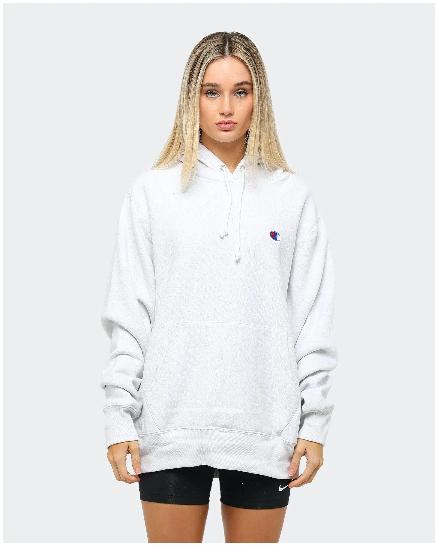 Christmas outfit Champion Rev Weave Hoodie Silver