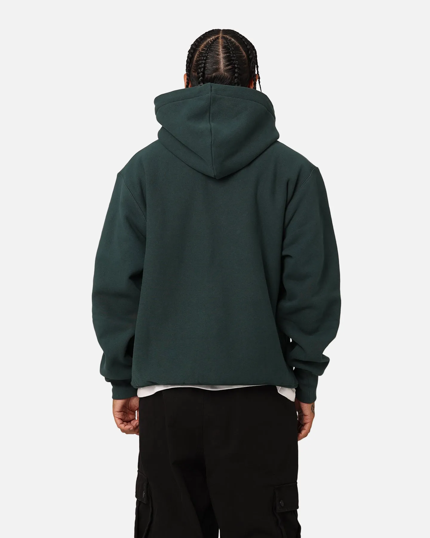 Champion Reverse Weave Big C Hoodie Baby Spinach Casual