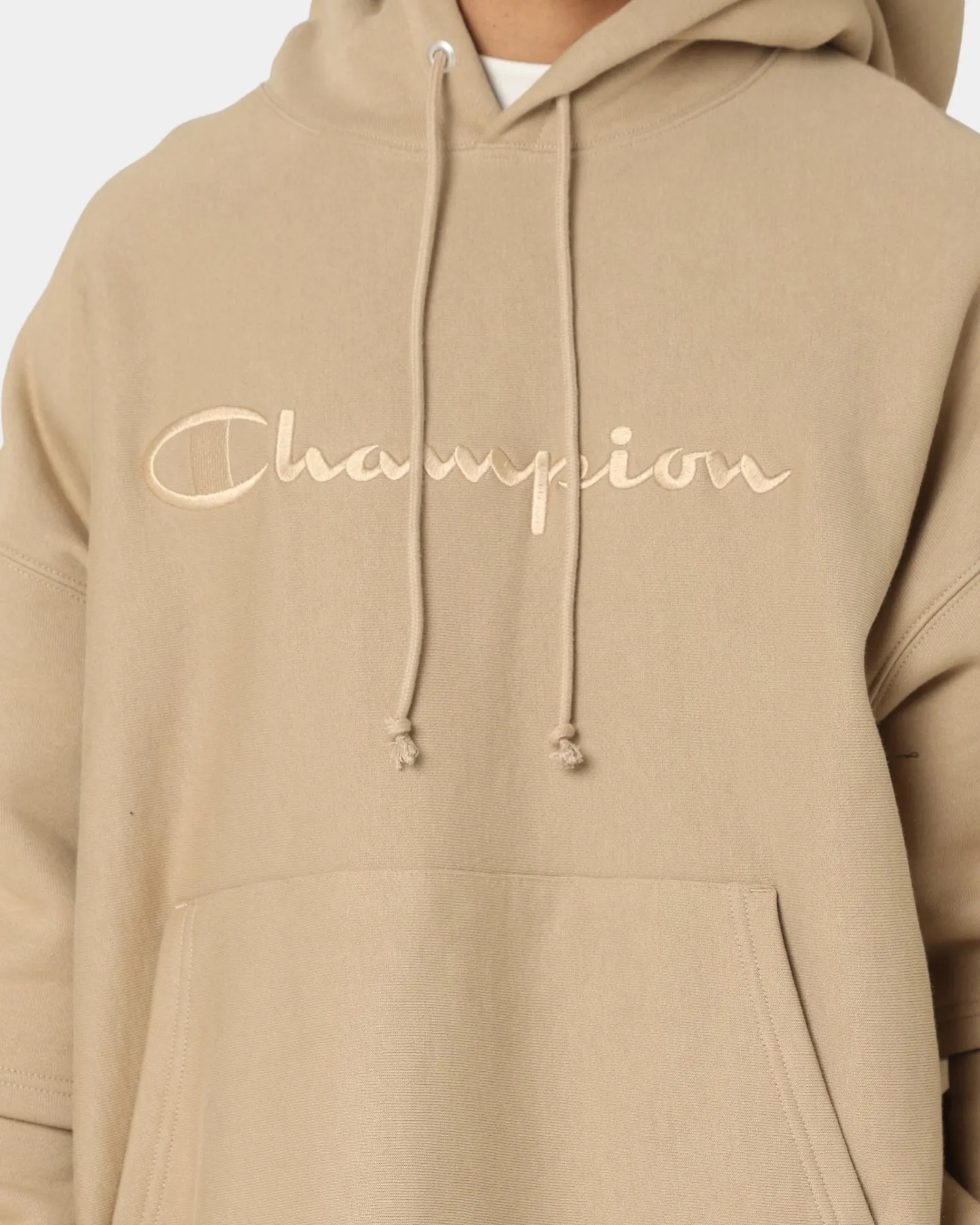 State Quality Champion Reverse Weave Double Layer Hoodie Country Walnut