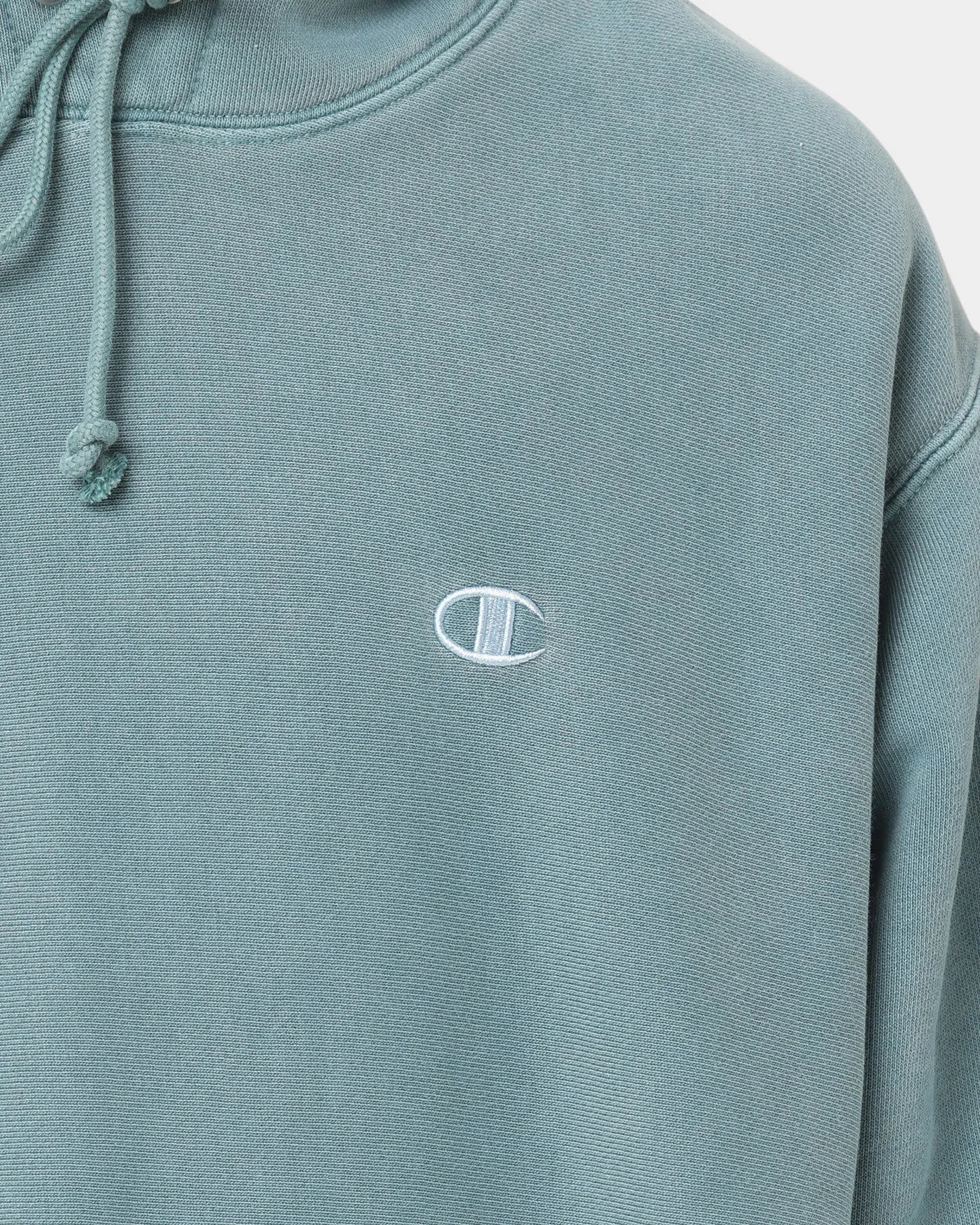 Champion Reverse Weave Garm Dye Hoodie Aqua Tonic Program