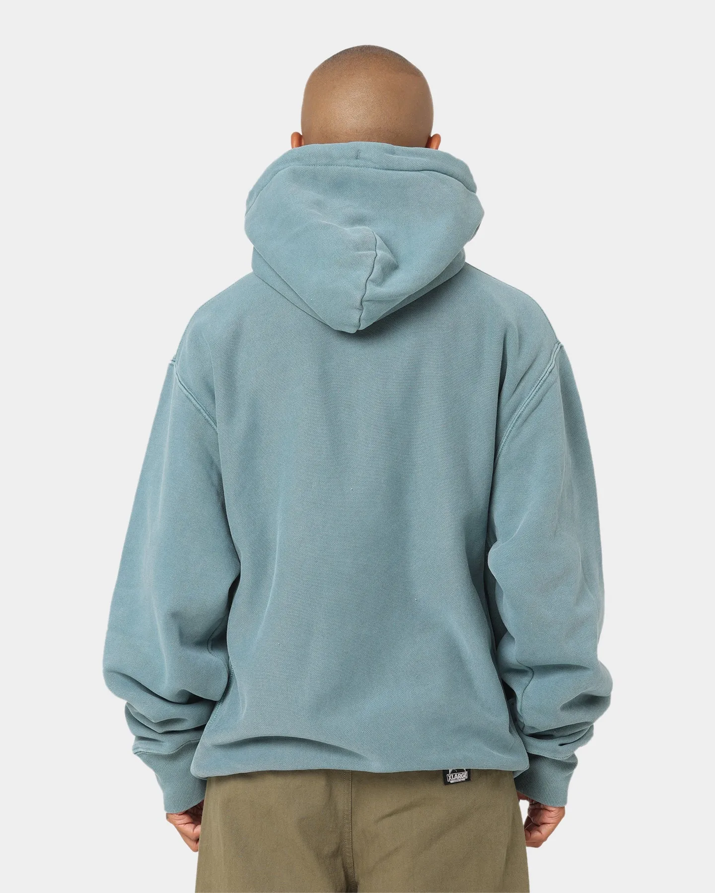 Suggestion Champion Reverse Weave Garm Dye Hoodie Aqua Tonic
