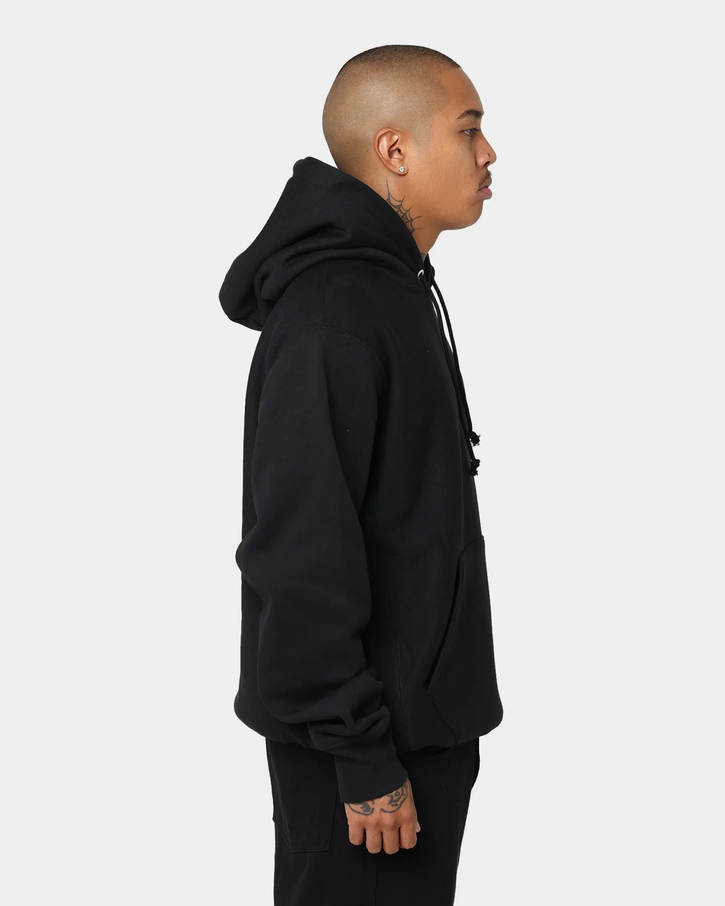 Champion Reverse Weave Hoodie Black Full Length Zipper