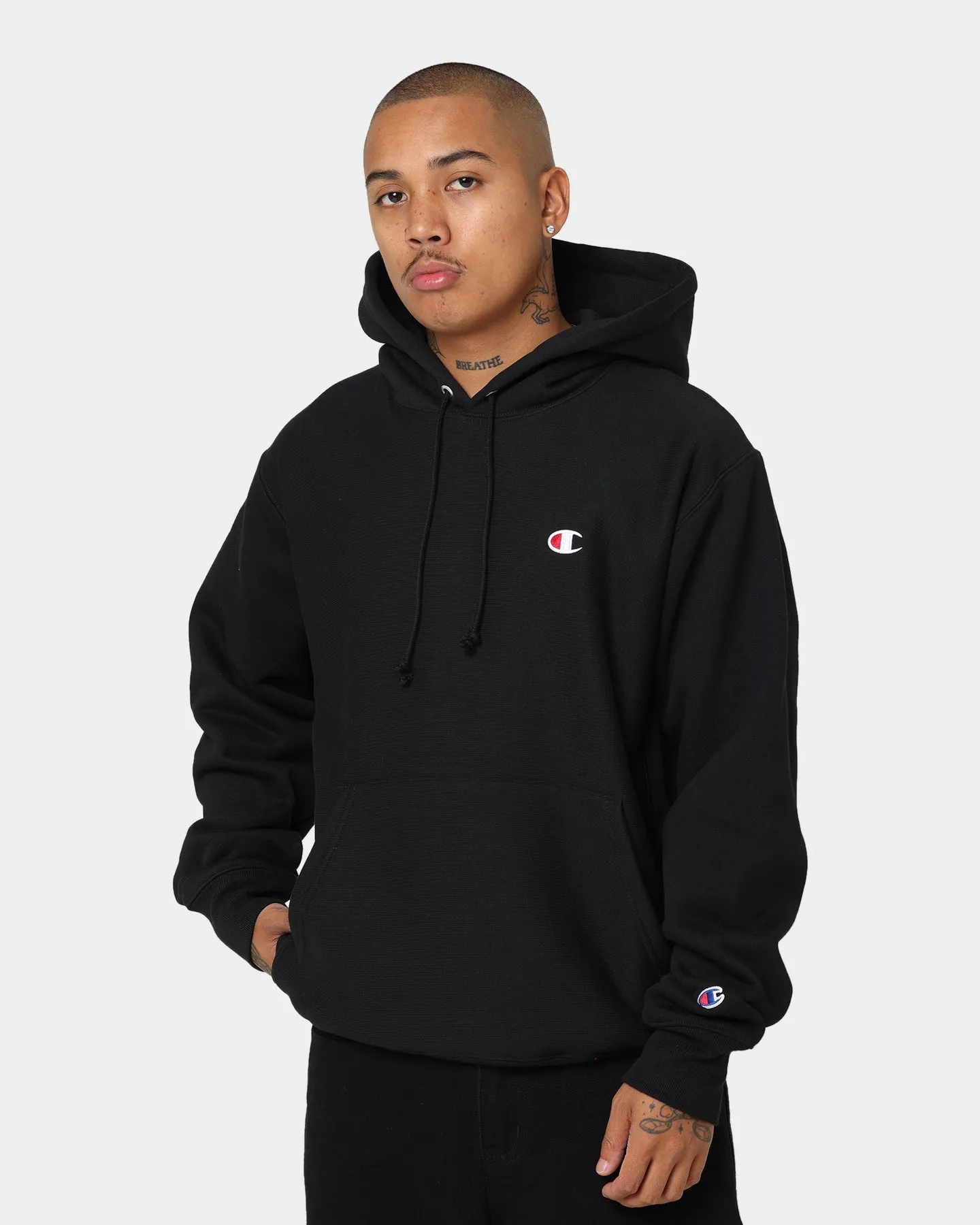 Champion Reverse Weave Hoodie Black Argue