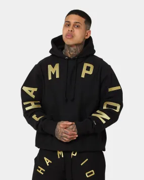 Soft Touch Champion Reverse Weave Large Arch Hoodie Black/Gold