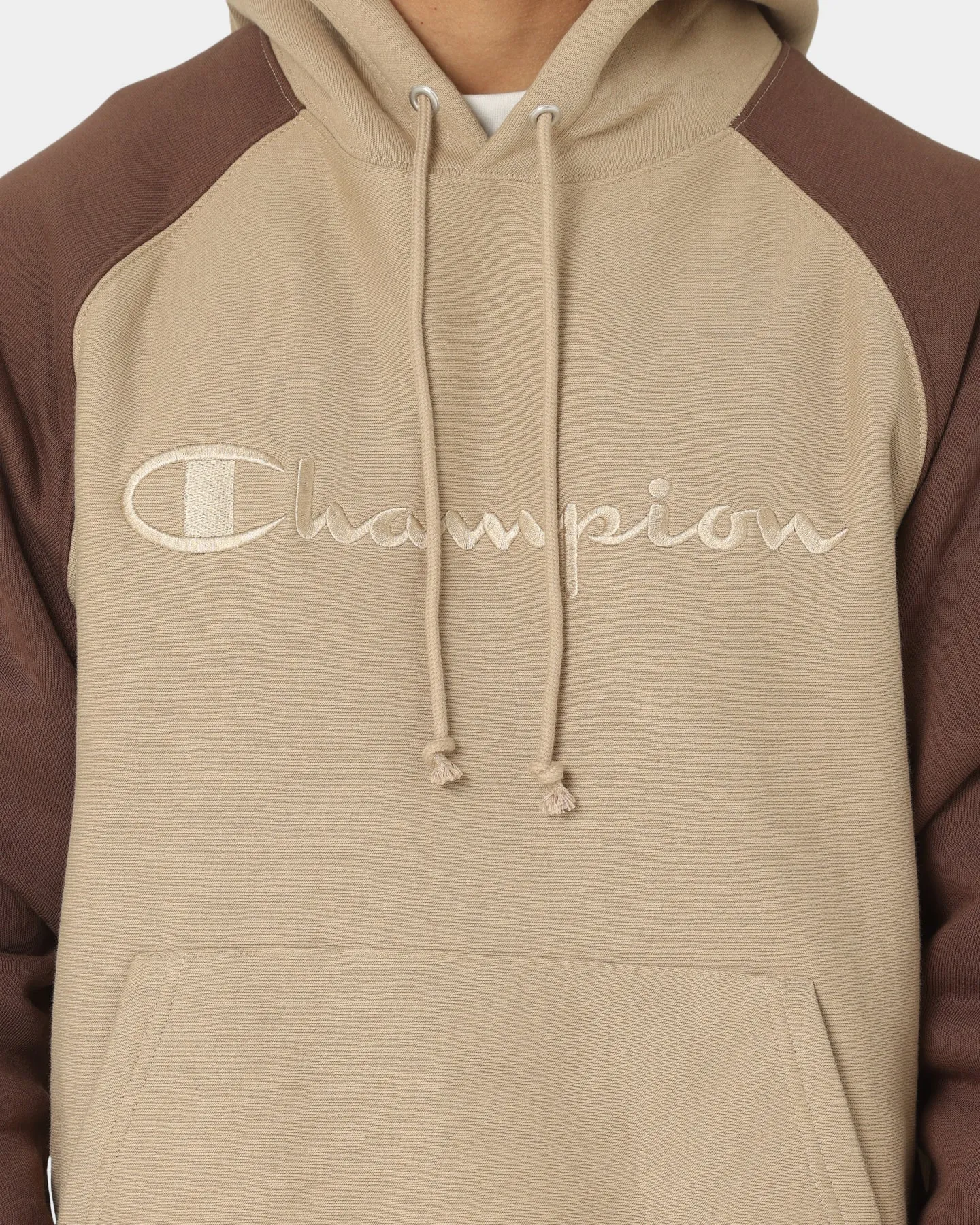Champion Reverse Weave Raglan Hoodie Country Walnut Share Bestseller
