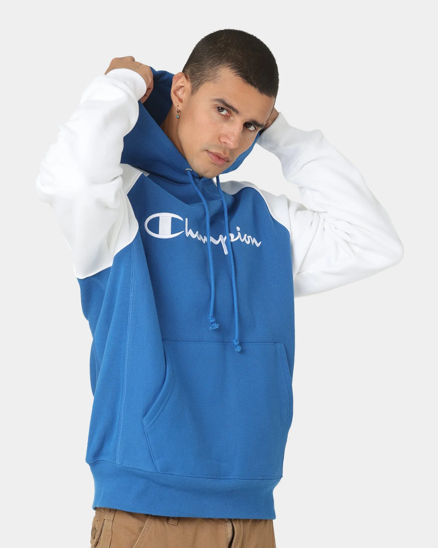 formal dinner Planner Champion Reverse Weave Raglan Hoodie Living In Blue