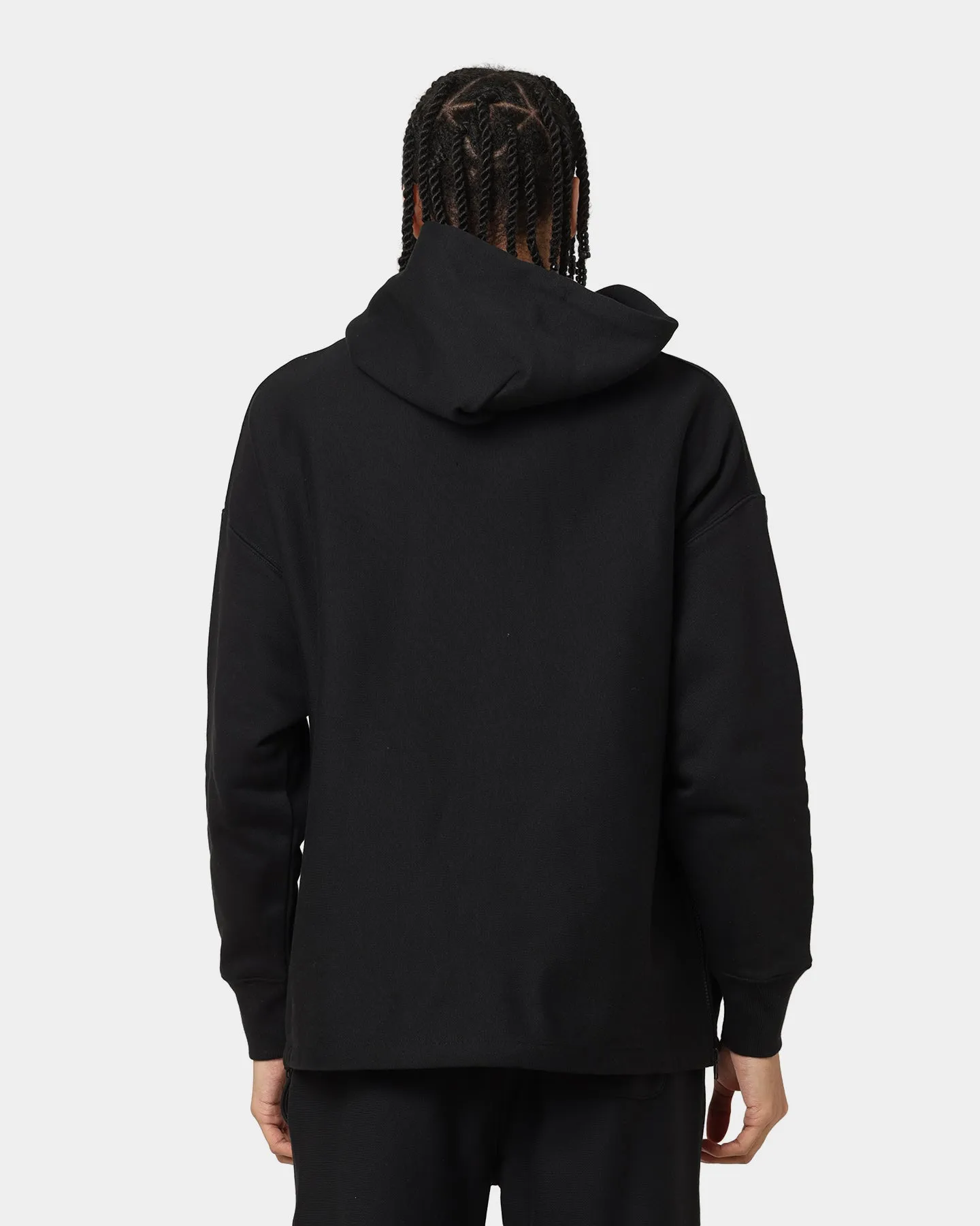 suitable for night wear Champion Reverse Weave Relaxed Hem Zip Hoodie Black/Gold