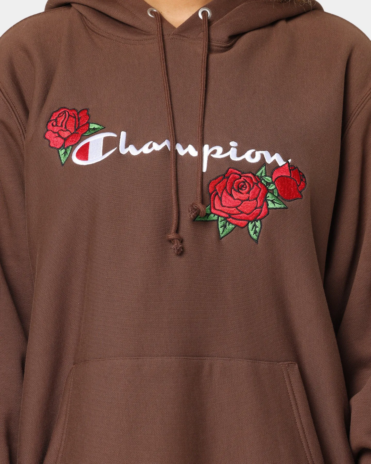 Bond Champion Reverse Weave Roses Embroidery Hoodie Coco Loco