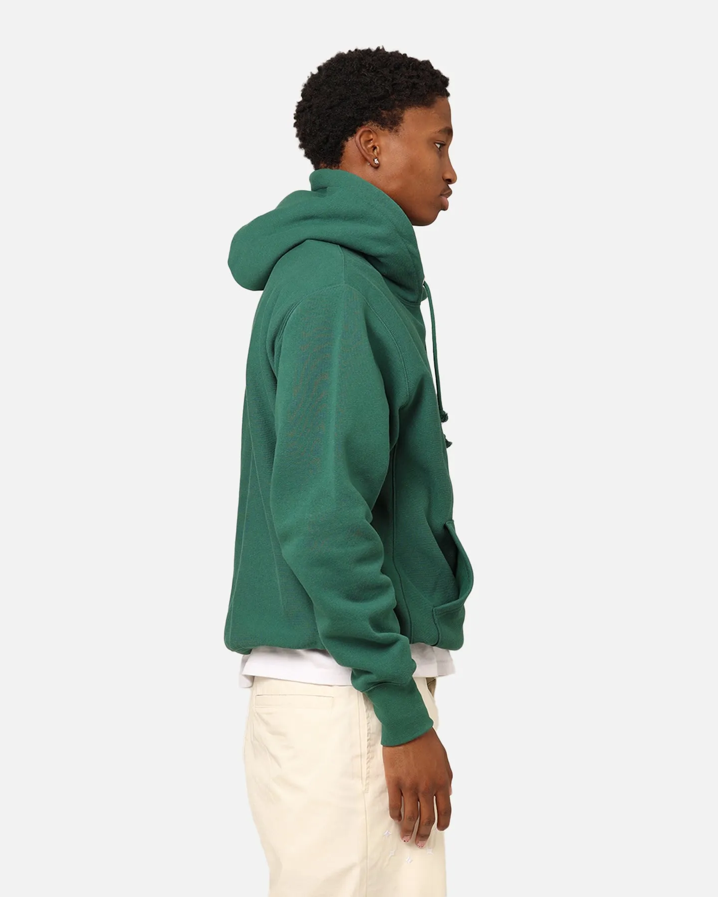 Champion Reverse Weave Small C Hoodie Spruce Willis colorful
