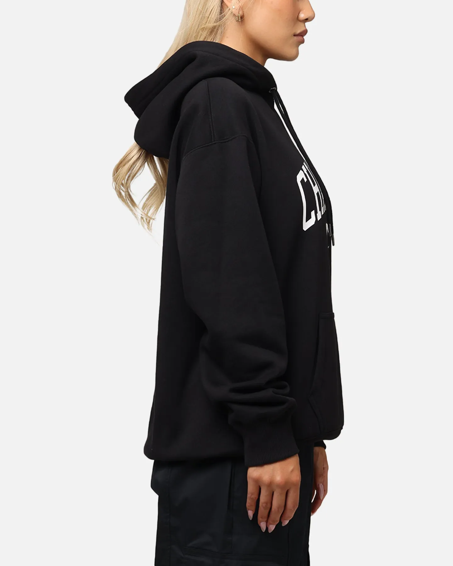 Stylish Shield Champion Rochester Graphic Hoodie Black