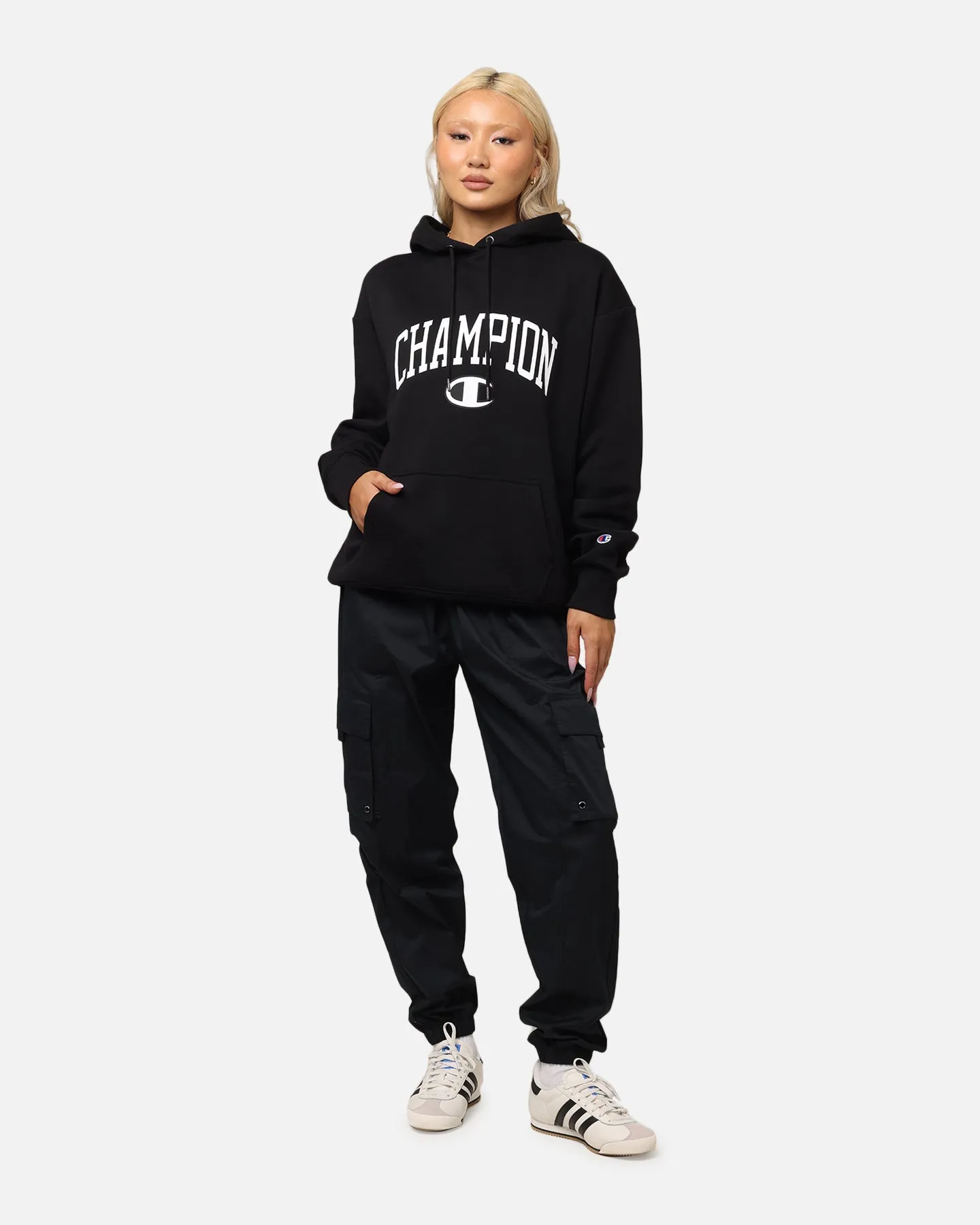 Champion Rochester Graphic Hoodie Black Skate Pilates