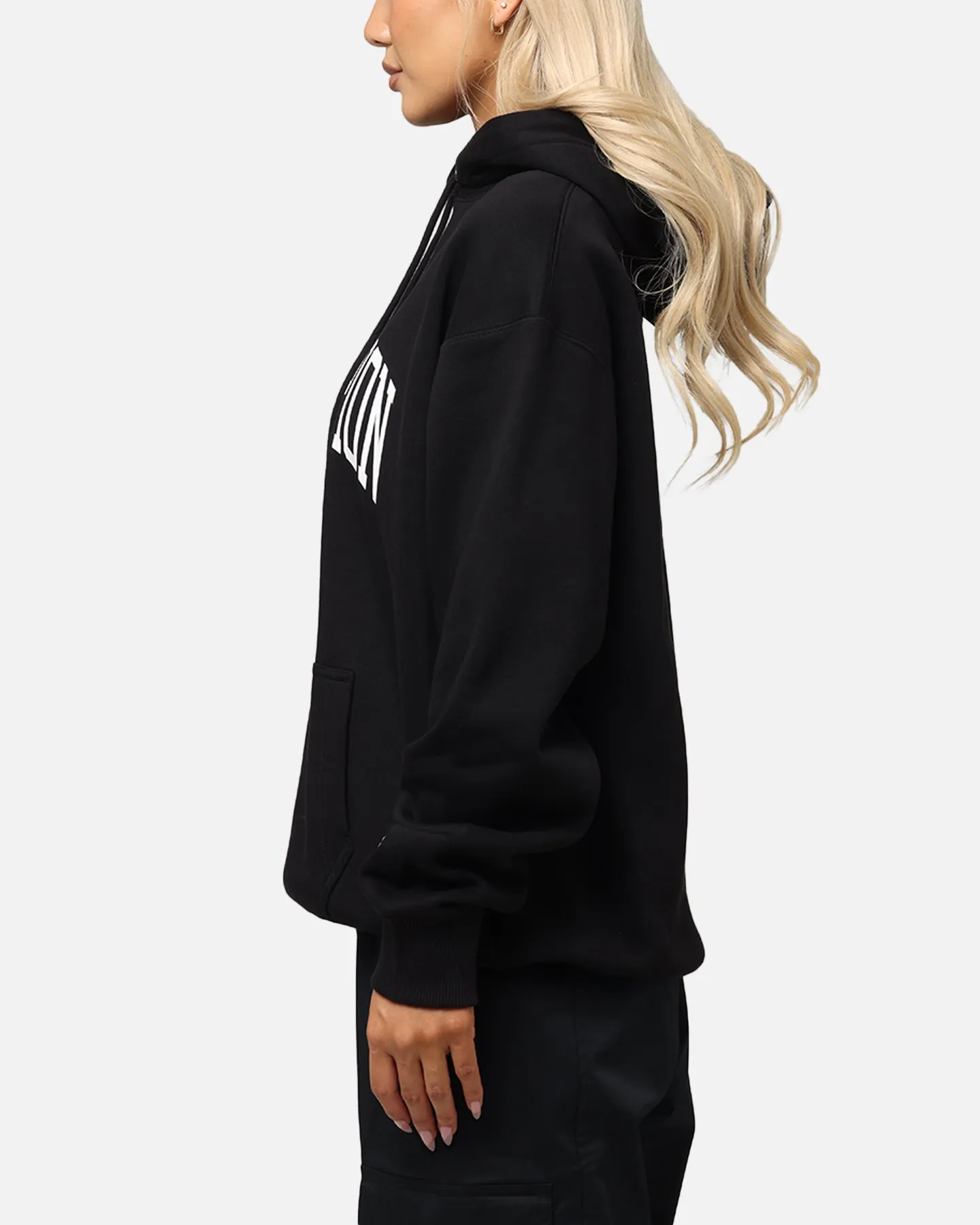 Champion Rochester Graphic Hoodie Black Bill suitable for trade shows