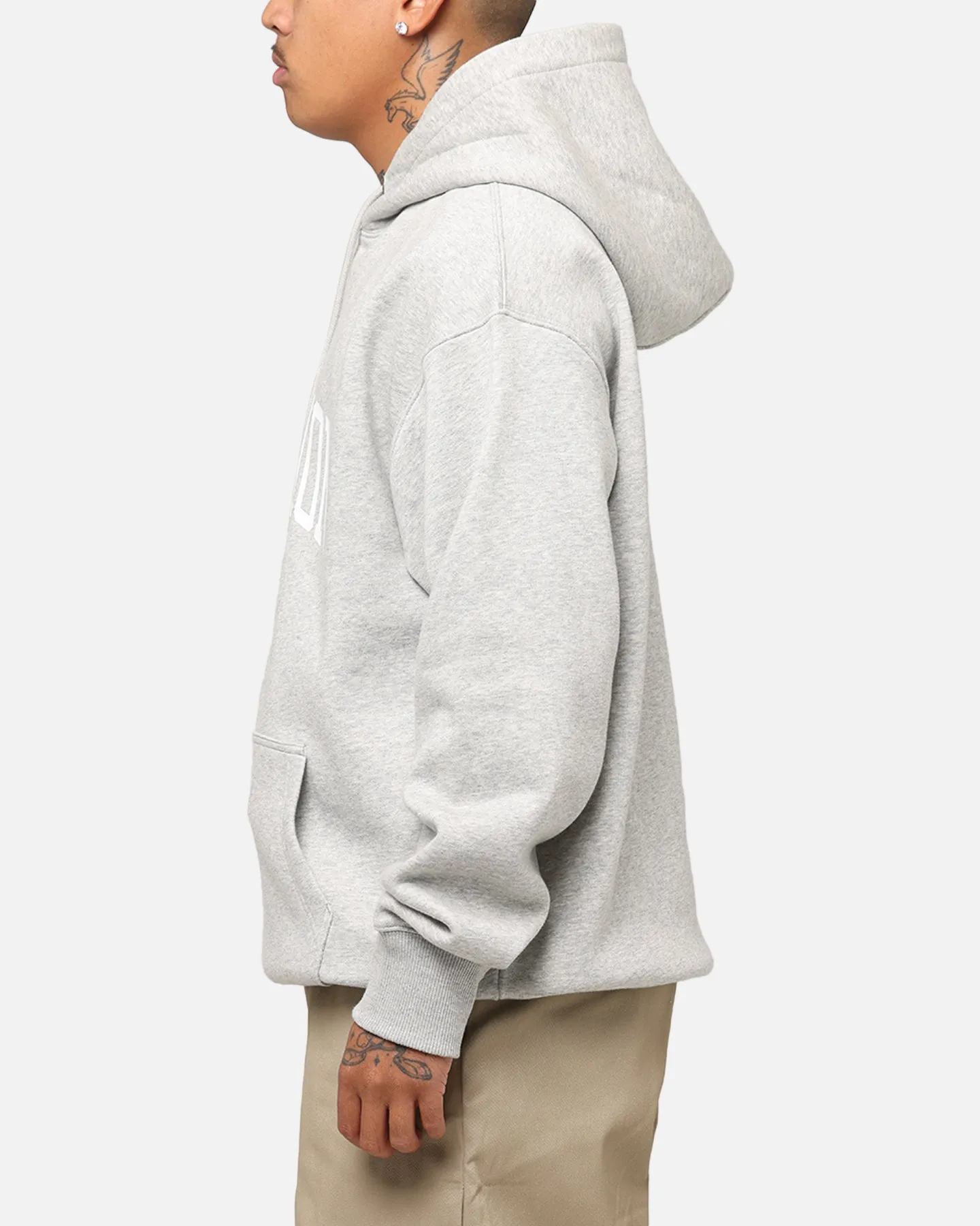 Champion Rochester Graphic Hoodie Grey Weather Ease WindproofConstruction