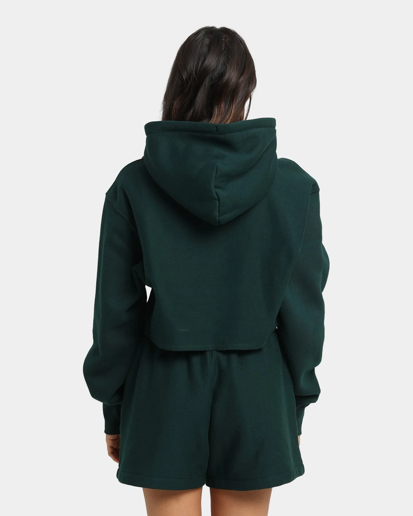 Engineer Champion Women's Reverse Weave Cropped Hoodie Mid Field