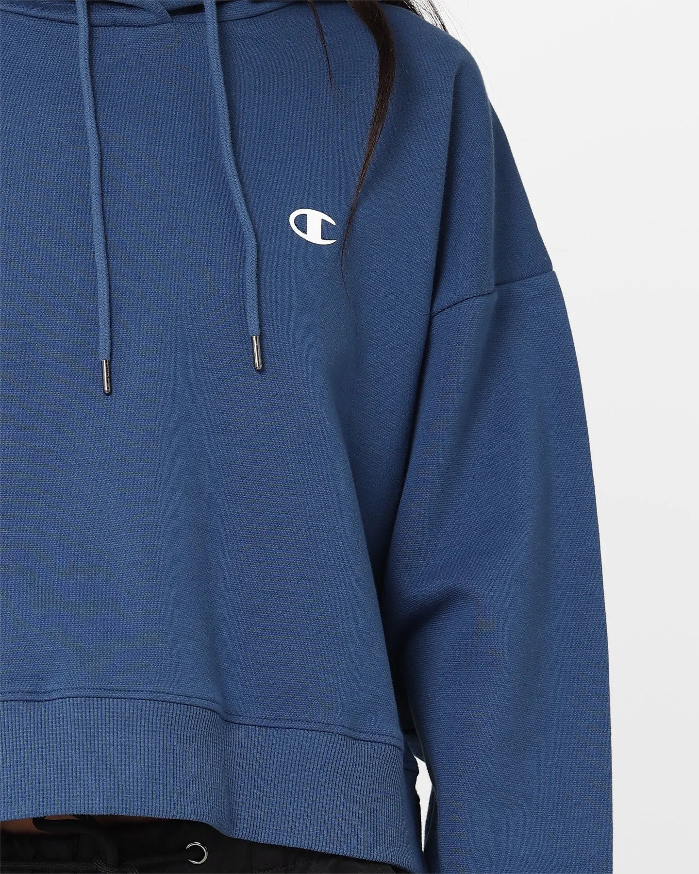 Light Insulation Embroidered Champion Women's Rochester Base Hoodie Regal Navy