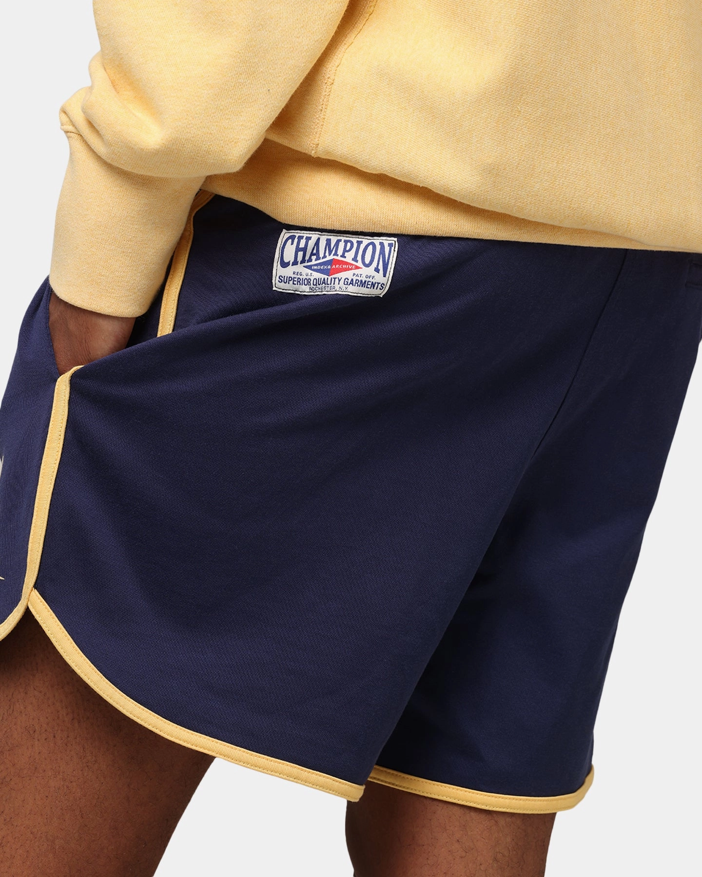 Bright Hues All Purpose Utility Fit Champion 50's Pool Boy Shorts Athletic Navy