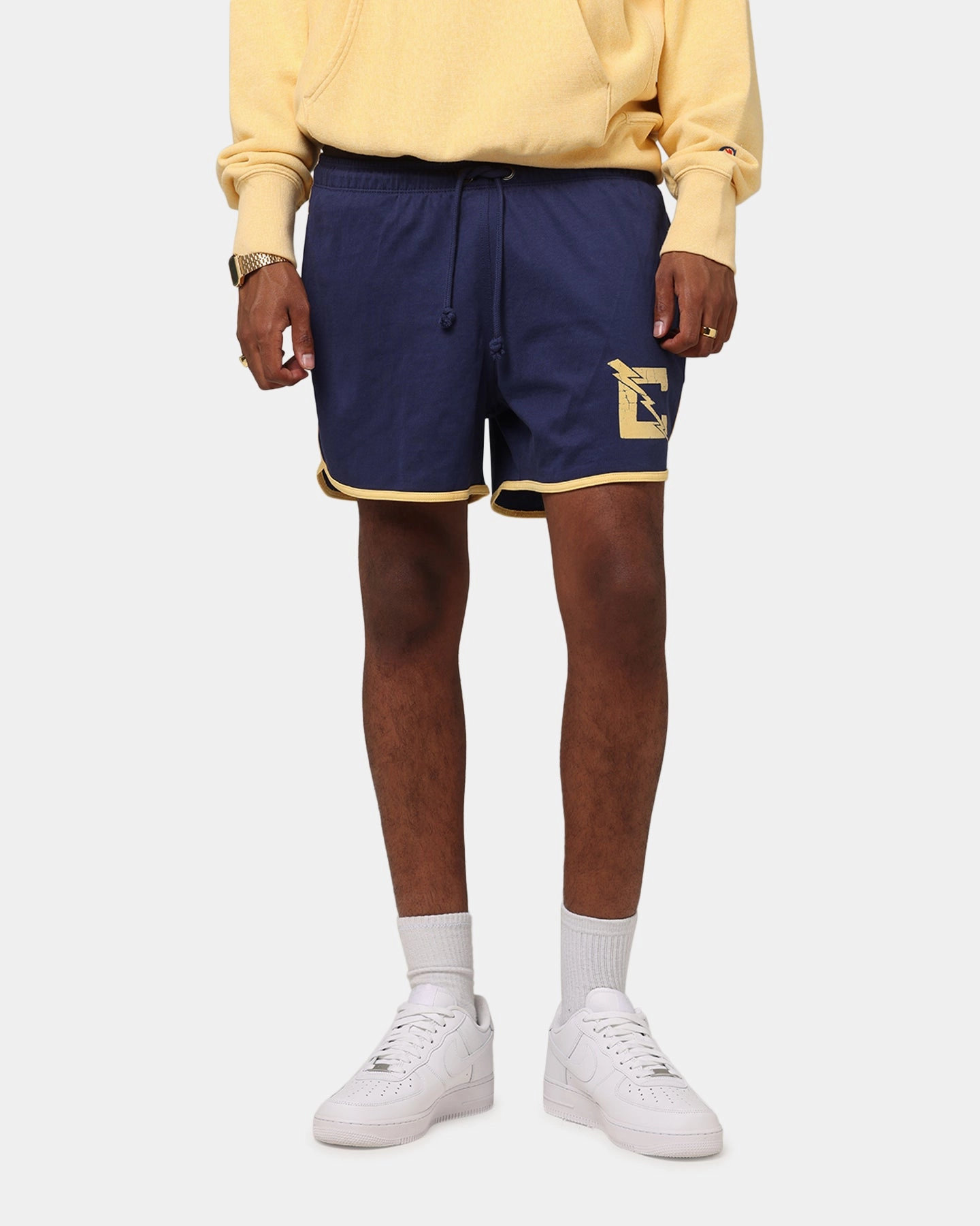 Champion 50's Pool Boy Shorts Athletic Navy martial arts gear